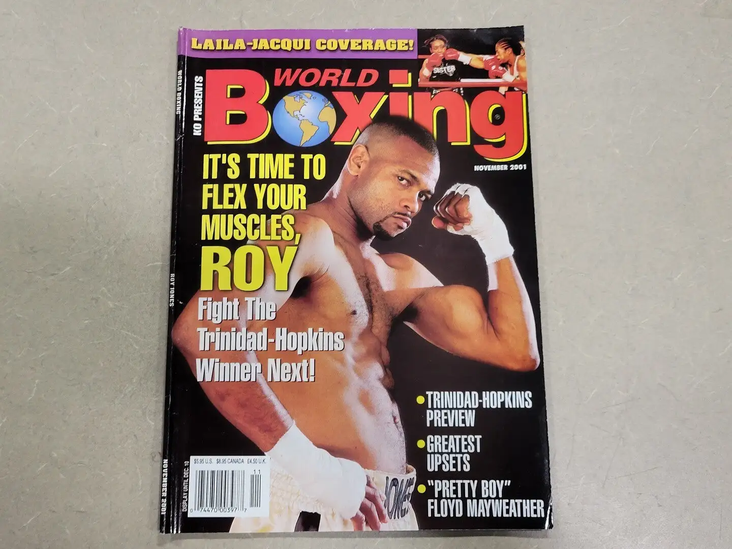 USED WORLD BOXING NOVEMBER 2001