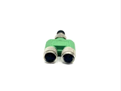 SAC-4P-M 8Y/2XM 8FS VP,SAC-4P-M 8Y/2XM 8FS,1572443 | Phoenix Contact SAC-4P-M 8Y/2XM 8FS VP Y-Distributor Connector M8 4-Pin 1572443 - New Other