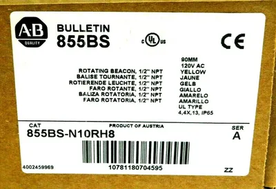 NEW ALLEN-BRADLEY 855BS-N10RH8