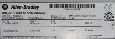 USED ALLEN BRADLEY 2094-BMP5 KINETIX 6000 AXIS MODULE SER.A 2094BMP5