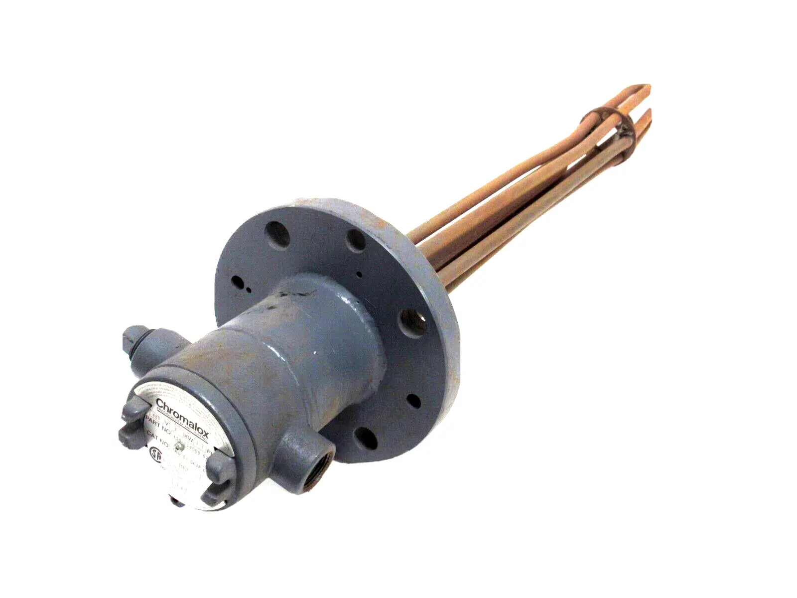 NEW CHROMALOX TM0-03-003P-E2 IMMERSION HEATER 480V3KW 155-118009-024 TM003003PE2