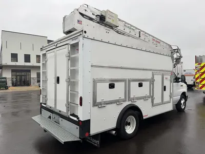 Used 2022 FORD E-450 SD VAN LADDER AERIAL LIFT VAN Bucket (boom) trucks Minnesota US | Carco Truck & Equipment #1548892