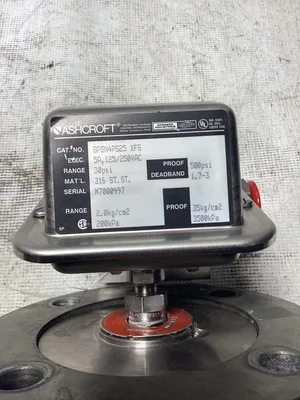 Ametek SCE-3-150 Diaphragm With Dresser/Ashcroft GPSN4PS25 Pressure Gauge -NOS