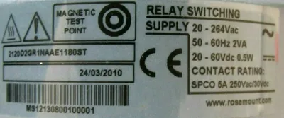 NEW ROSEMOUNT 2120 VIBRATING FORK LEVEL SWITCH 2120D2GR1NAAE1180ST 2120*7107696