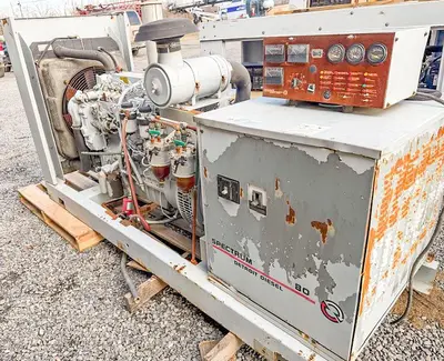 Used DETROIT DIESEL SPECTRUM 80 GENERATOR 40DSEJB Diesel Generators Pennsylvania US | East West Machinery & Drilling #1417930