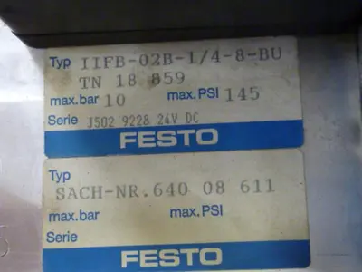 USED FESTO IFB8-02