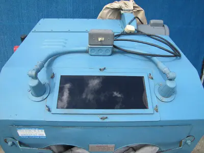 Process Systems Sand Blast Blasting Cabinet with Dust Bag Collector New Gloves