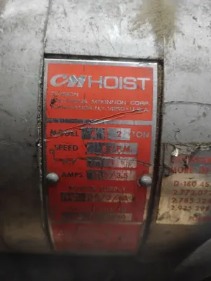 CM HOIST R Chain Hoists | ESS Industrial Equipment Sales (6)