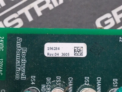 Allen Bradley / Rockwell 196274 / 196284 Dual Channel I/O Board Rev 04 Used