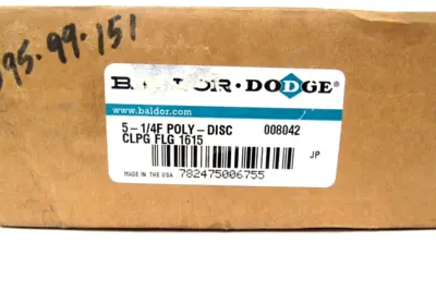 NEW DODGE 5-1/4F POLY-DISC COUPLING FLANGE 008042