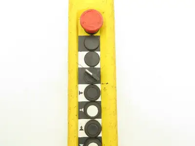 Telemecanique XAC-A12 Crane Hoist 12-Station Pushbutton Control Pendant 2-Speed