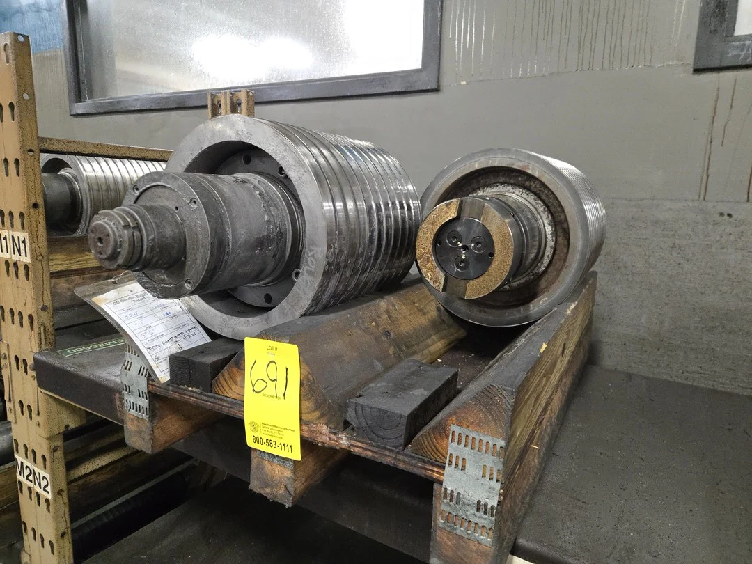 (2) OD Grind Drum Spindle