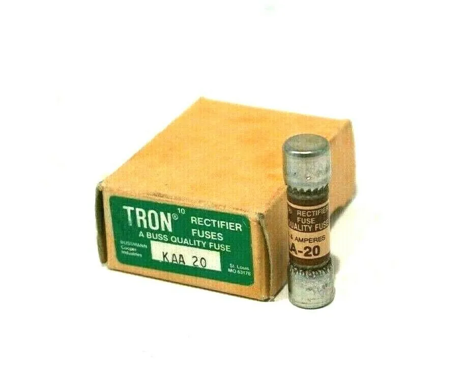 4 NEW BUSSMANN TRON KAA-20 FUSES KAA20