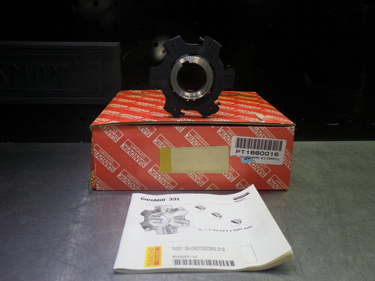 Sandvik 3.125" Slot Milling Cutter 1" Arbor N331.32-080T25DM0.312 (LOC578B)