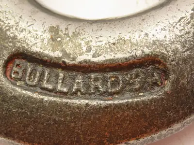 Vulcan Bullard 9A  7 Ton Hoist Hook Threaded Swivel Shank w/Latch Drop Forged