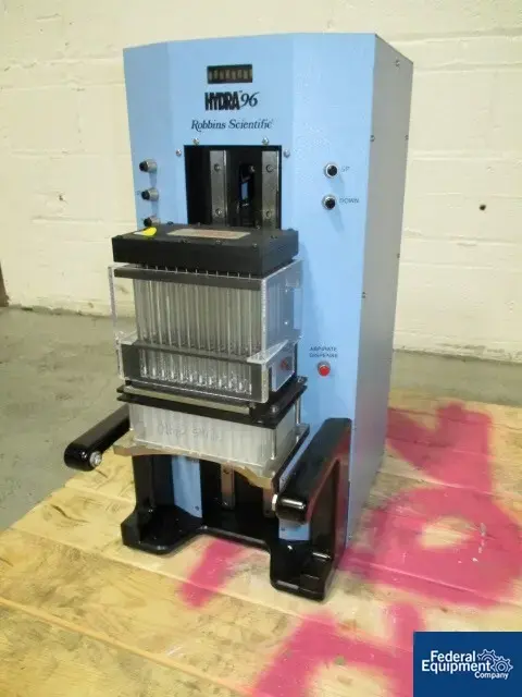 Used Robbins Scientific ROBBINS SCIENTIFIC HYDRA 96 SYRINGE MICROFILLER Miscellaneous Laboratory Equipment Ohio US | Federal Equipment Company #125895