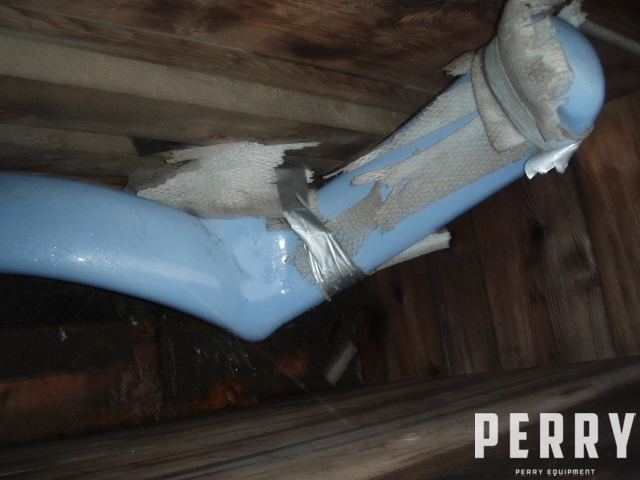 _UNKNOWN_ 169" long X 5.5" diameter X 56" span Glass Lined Parts | Perry Equipment