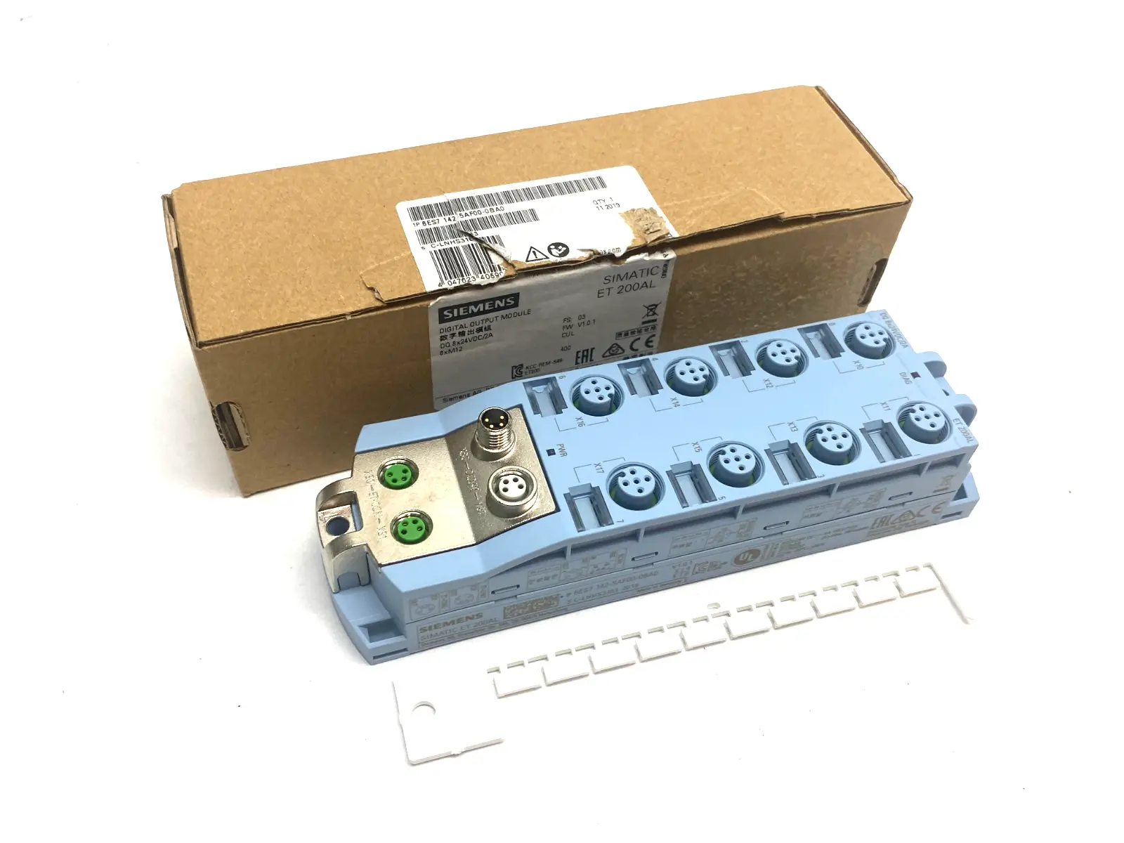 USED SIEMENS SIMATIC ET 200AL DIGITAL OUTPUT MODULE, 8X24VDC/2A
