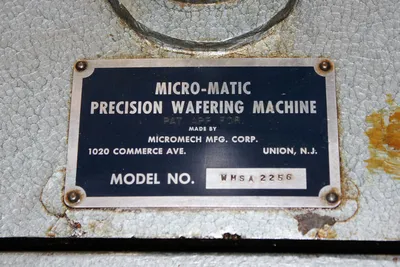 USED MICRO-MATIC WMSA 2256