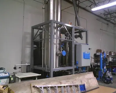 Scrubber, Solvent Recovery, 600 CFM, S/st, Chiller, Carbon, #C737471