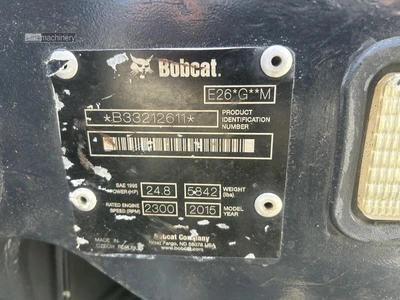 Used 2015 BOBCAT E26GM Crawler Excavators - Mini California US | Lillo Machinery #1403789