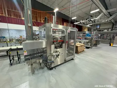 Used Bottling Line – GAI Rotary Filler, APE Packers, ROPP Capper, Case Sealer