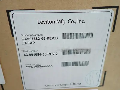 NEW LEVITON 020CPCAPB