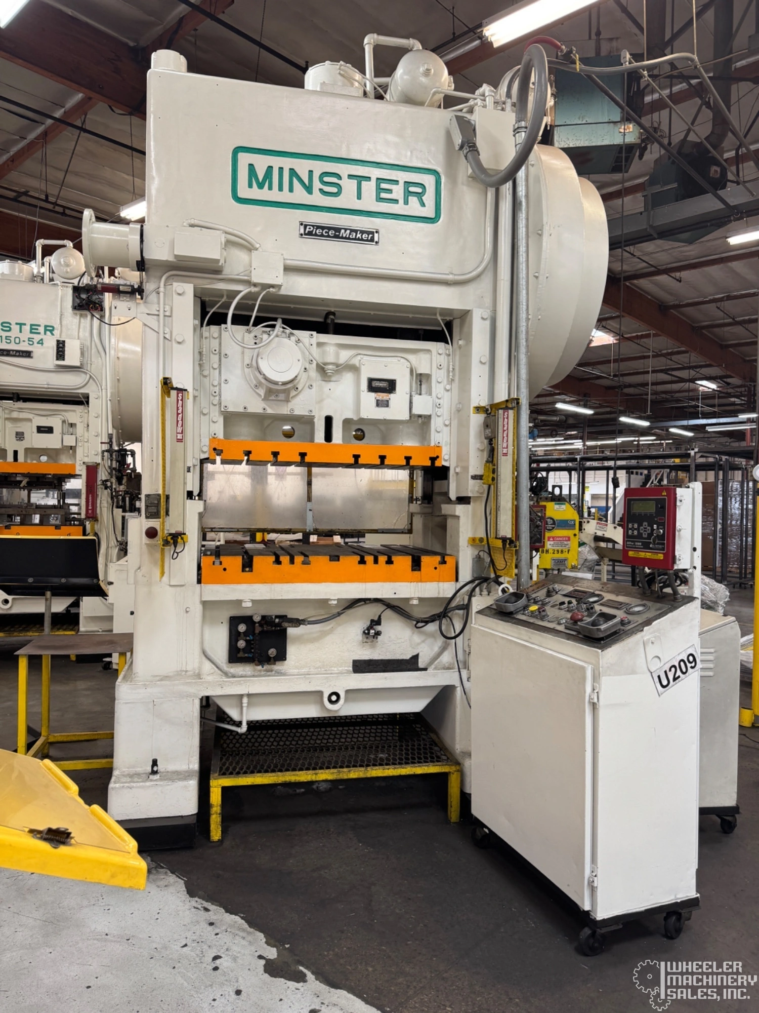 150 Ton Minster P2-150-54 Piecemaker Straight Side Punch Press #7773