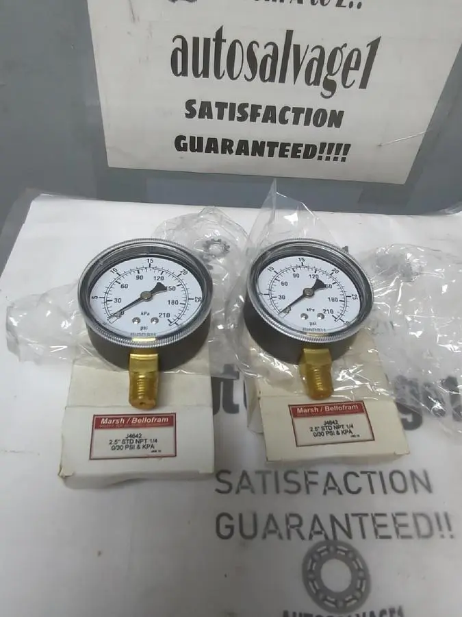 New | in-Stock MARSH/BELLOFRAM J4642 Universal Pressure Meters | Surplus Asset Holdings #1219106