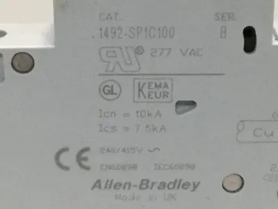USED ALLEN BRADLEY 1492-SP1C100 SER B