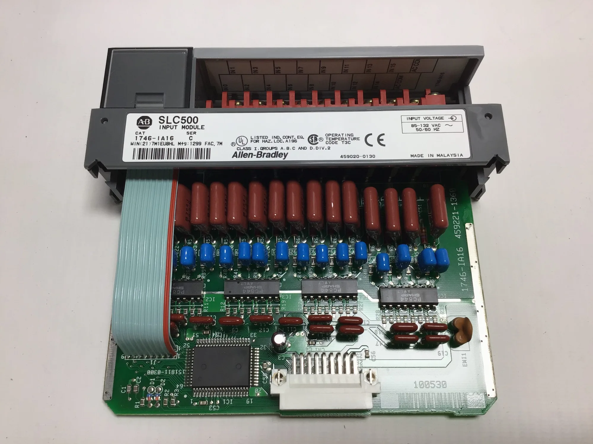 Allen-Bradley 1746-IA16/SLC500 Input Module Series C 85-132VAC 50/60Hz