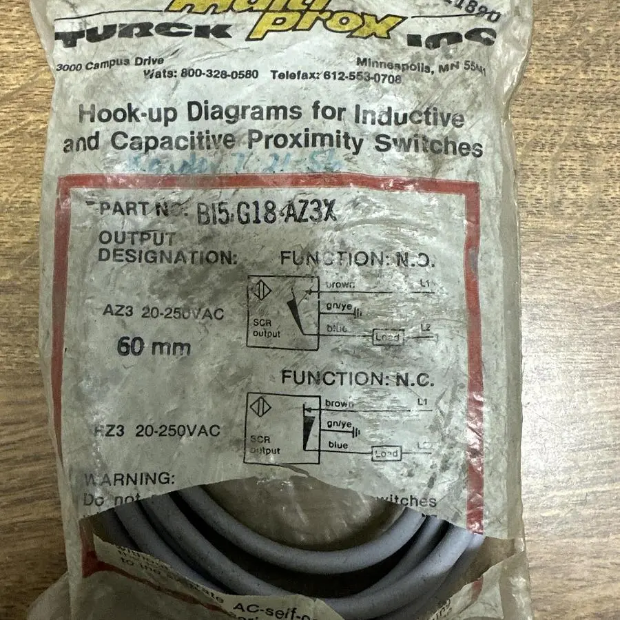 New | in-Stock TURCK B15-G18-AZ3X Industrial Controls | Surplus Asset Holdings #1221046