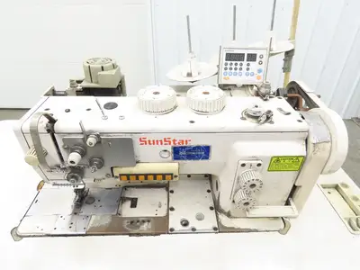 KM-1072BLX-7 Fortuna Industrial Sewing Embroidery Servo Machine 230VAC 1Ph *Read