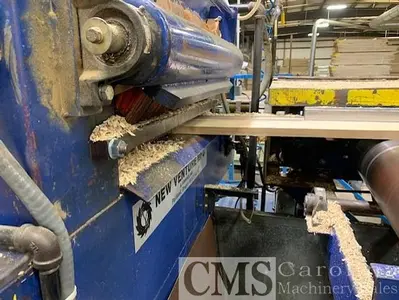 USED NEW VENTURE MFG GANG RIP SAW WITH MOVING BLADES