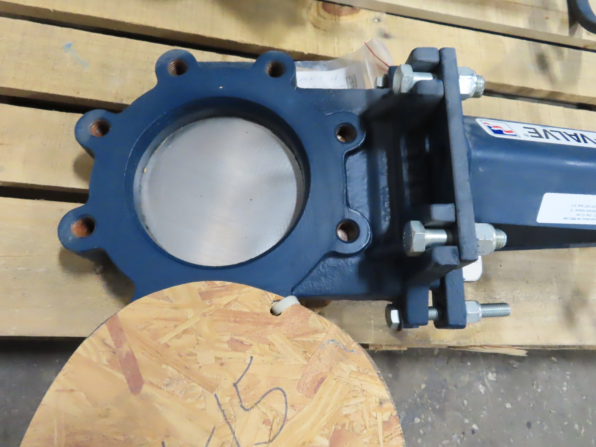 6" Fabri-Valve Knife Gate Valve - New Surplus