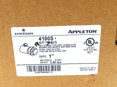 New | in-Stock Appleton 4100S Electrical Fittings Michigan US | Maverick Industrial Sales #1483314