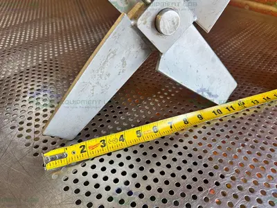 Used 55" STAINLESS STEEL MIXING SHAFT 1" DIAMETER W/ 12" IMPELLER Agitator Shaft California US | Equipment Lab #1415106