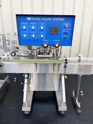 Inline Filling Systems Inline Capper with Sorter & Conveyor
