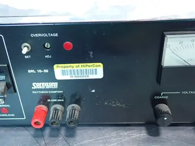 Used SORENSEN POWER SUPPLIES SRL1050 DC Power Supplies Ohio US | HGR 24 #941887