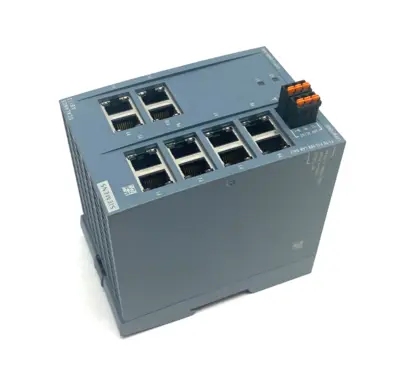 USED SIEMENS SCALANCE XB112 UNMANAGED IE ETHERNET SWITCH