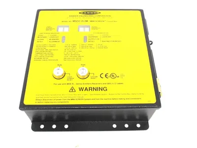 USED BANNER MSCC-2L2M MINI-SCREEN CONTROL BOX MSCC2L2M