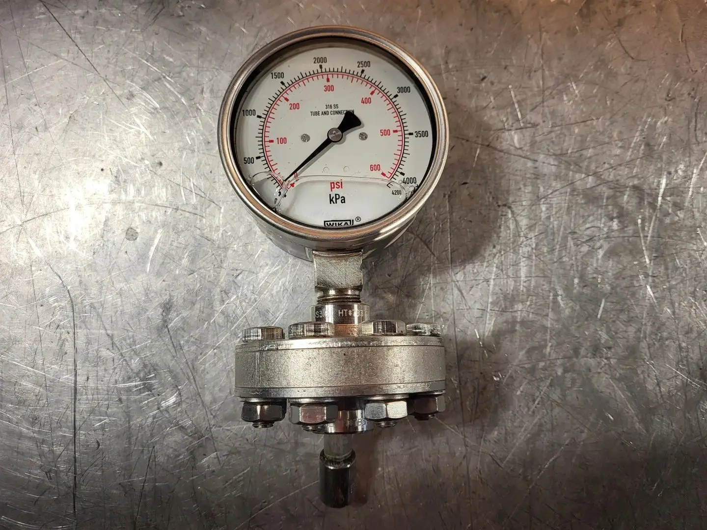 Pressure Gauge w/ Diaphragm Seal