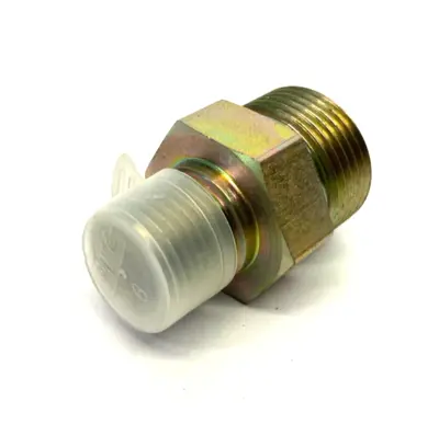 USED PARKER SEAL-LOK ORFS STRAIGHT MALE CONNECTOR 3/4" TO 1/2"-14 NPT
