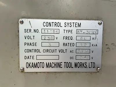 Used OKAMOTO IGM2M Internal Grinders Ohio US | HGR 24 #1567060