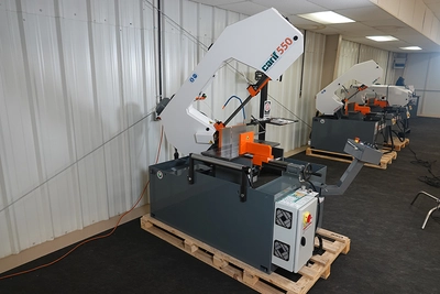 New | in-Stock HEM SAW 550 Horizontal Dual Column Band Saws Illinois US | Olympus Machinery Group #1349320