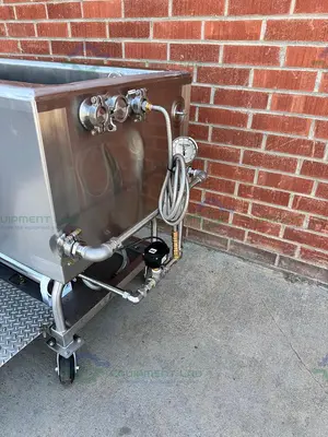 Used SANI MATIC STAINLESS STEEL 400 L COP SYSTEM PARTS WASHER SKID W/ HEATING, PUMP Parts Washers California US | Equipment Lab #1461704