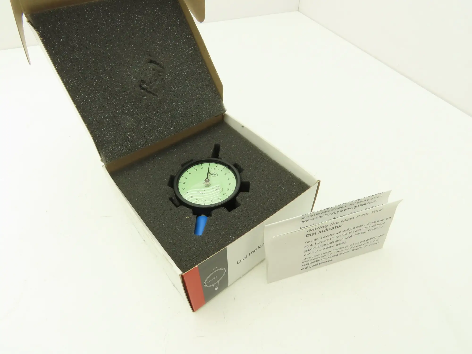 Mahr Federal 2015785 23W MarCator Dial Drop Indicator 0-10-0  .050"Span .001"
