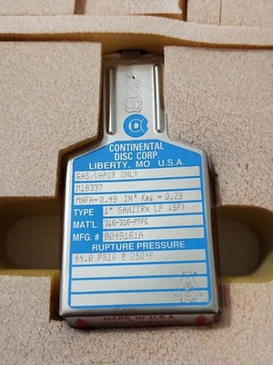 NEW Continental Disc Corp. 8049161A