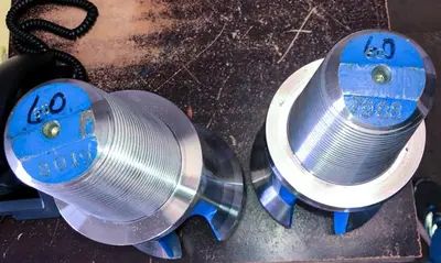 New | in-Stock TRIDENT SUPREME 6" FLAT FACE CARBIDE BUTTON CABLE TOOL DRILL BIT Drills Pennsylvania US | East West Machinery & Drilling #1417749