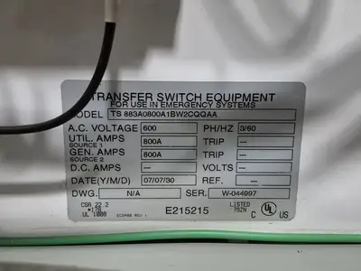 USED THOMSON TECHNOLOGY TS883A0800C1BW2CQQAA